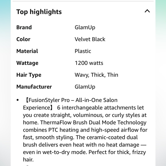 NWT GlamUp dyson dupe Hot Styler Interchangeable Attachments Auto Wrap Curler - Picture 12 of 16